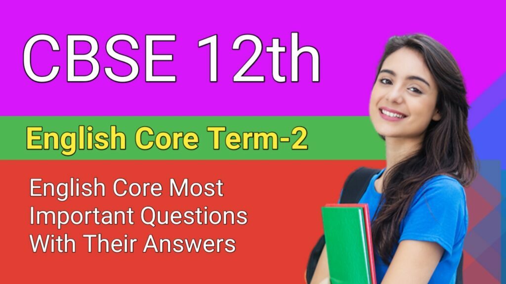 English Class 12 Term 2: Important Questions With Answers » Maths And ...