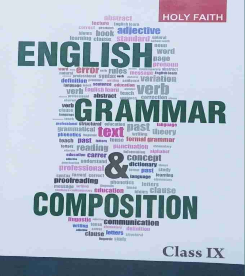 Holy Faith English Grammar and composition
